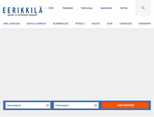 Tablet Screenshot of eerikkila.fi
